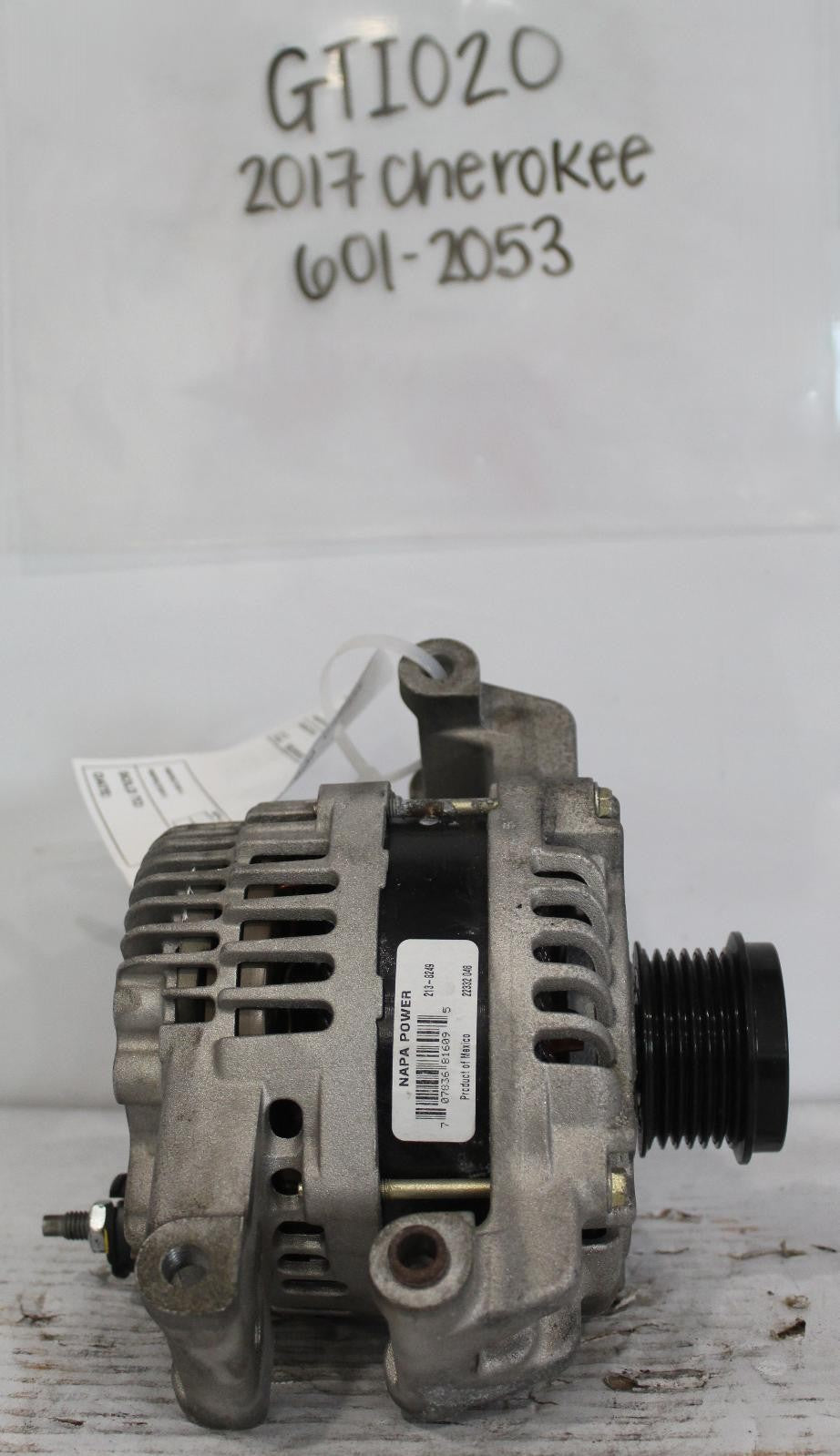 Used Alternator fits: 2017 Jeep Cherokee Sdn 2.4L 160 amp Grade B