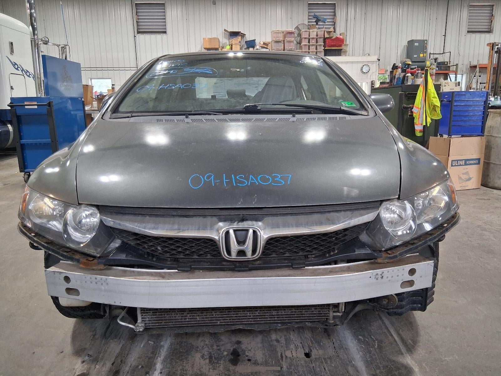 Used Front Bumper Reinforcement Front fits: 2009 Honda Civic Front Grade A