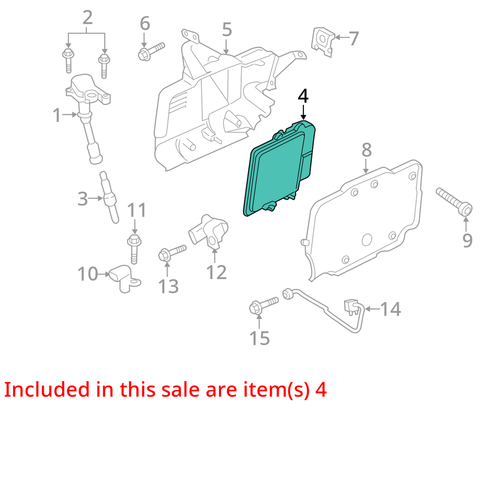 2017-2019 FORD ESCAPE ENGINE COMPUTER 1.5L OEM HJ5A-12A650-MA