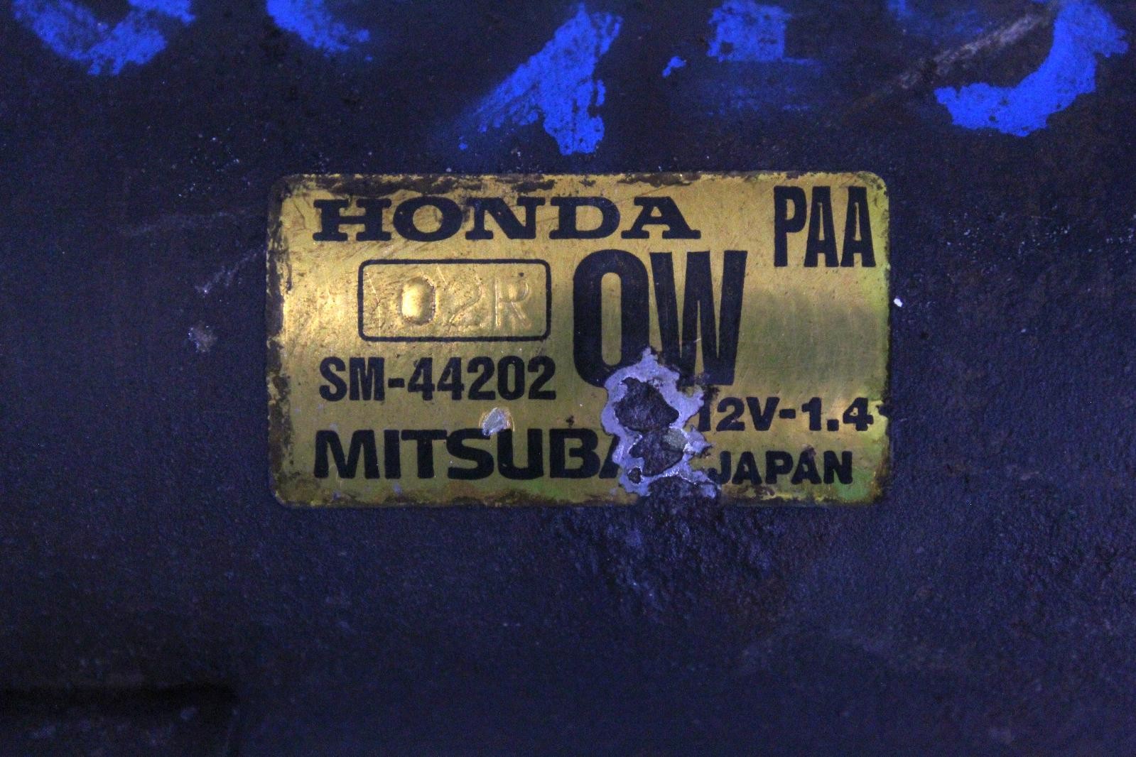 Used Starter Motor fits: 2000 Honda Accord 2.3L 4 cylinder AT Grade A