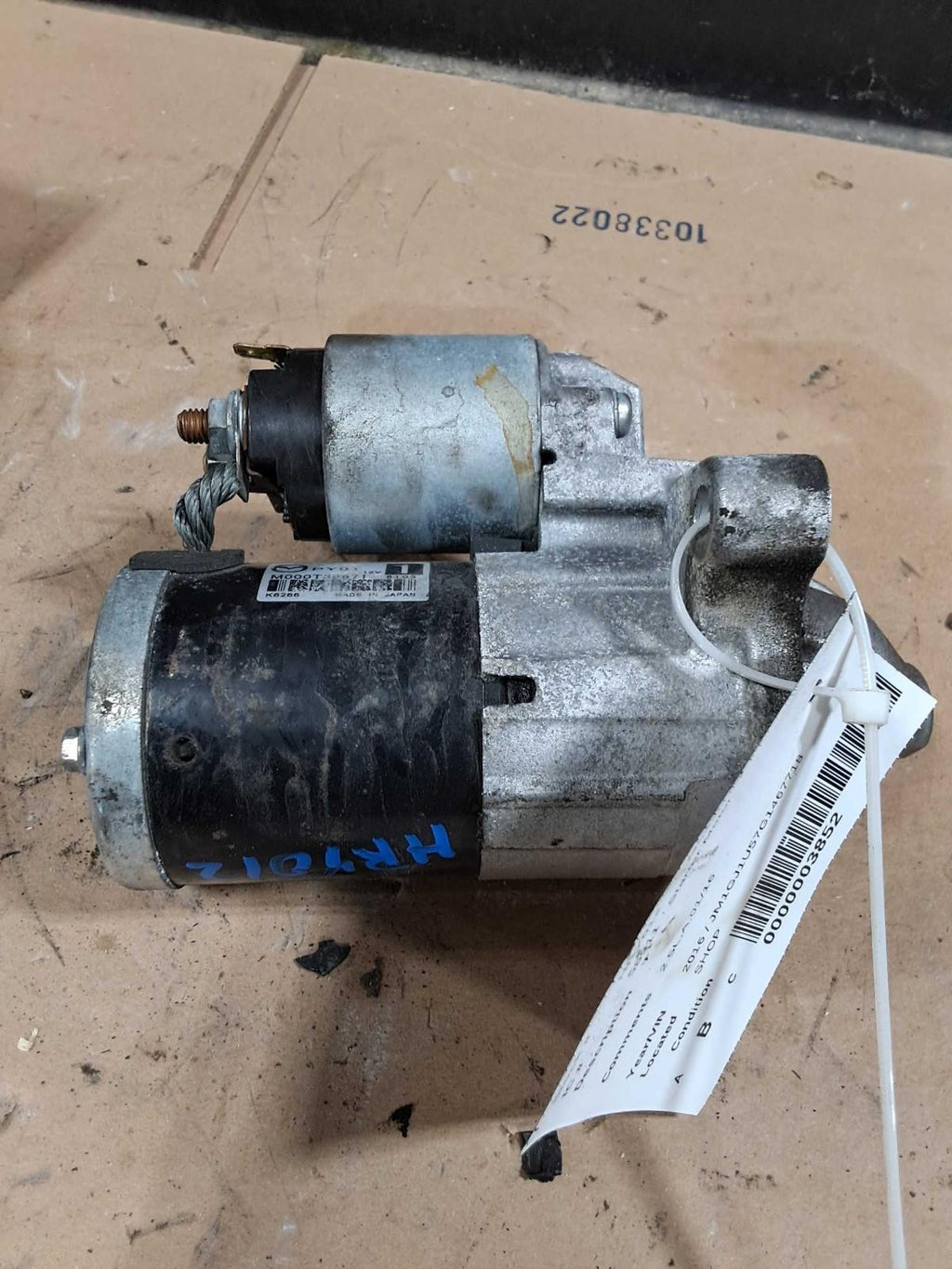 Used Starter Motor fits: 2016 Mazda 6 2.5L naturally aspirated Grade B