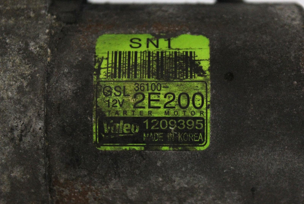 HYUNDAI ELANTRA Starter Motor Korea built, 2.0L, ID 361002E200 17 18