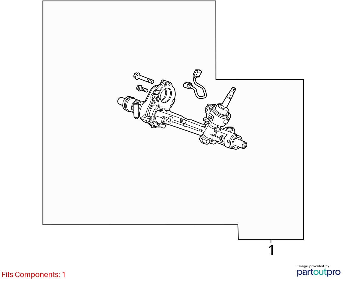 Used Rack and Pinion Assembly fits: 2020 Chevrolet Impala Power Rack and Pinion