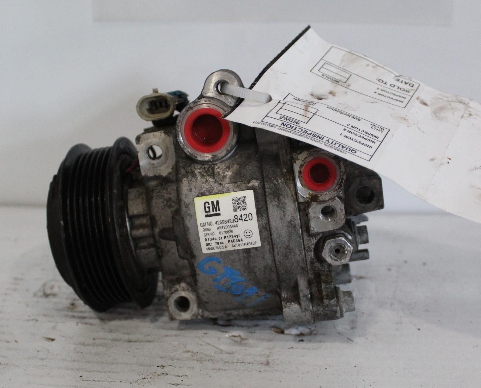 CHEVROLET TRAX Compressor  15 16 17 18 19 20 21