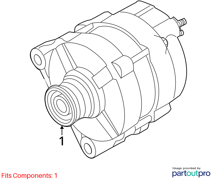 Used Alternator fits: 2023 Nissan Rogue 1.5 Grade B