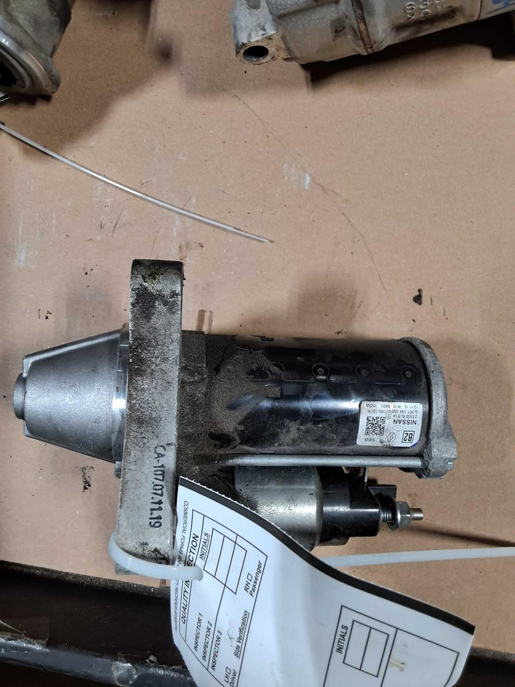 Used Starter Motor fits: 2020 Nissan Sentra  Grade A