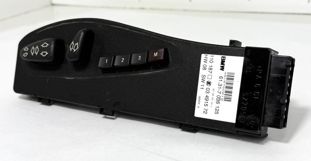 1995-2005 BMW 330i E46 POWER SEAT MEMORY CONTROL SWITCH FRONT LEFT OEM