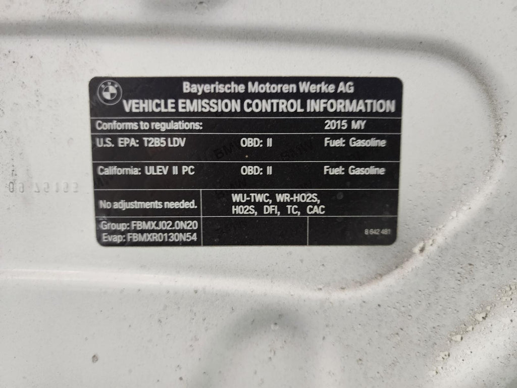 Used Right Headlight Assembly fits: 2015 Bmw 320I Sdn w/o xenon Right Grade A