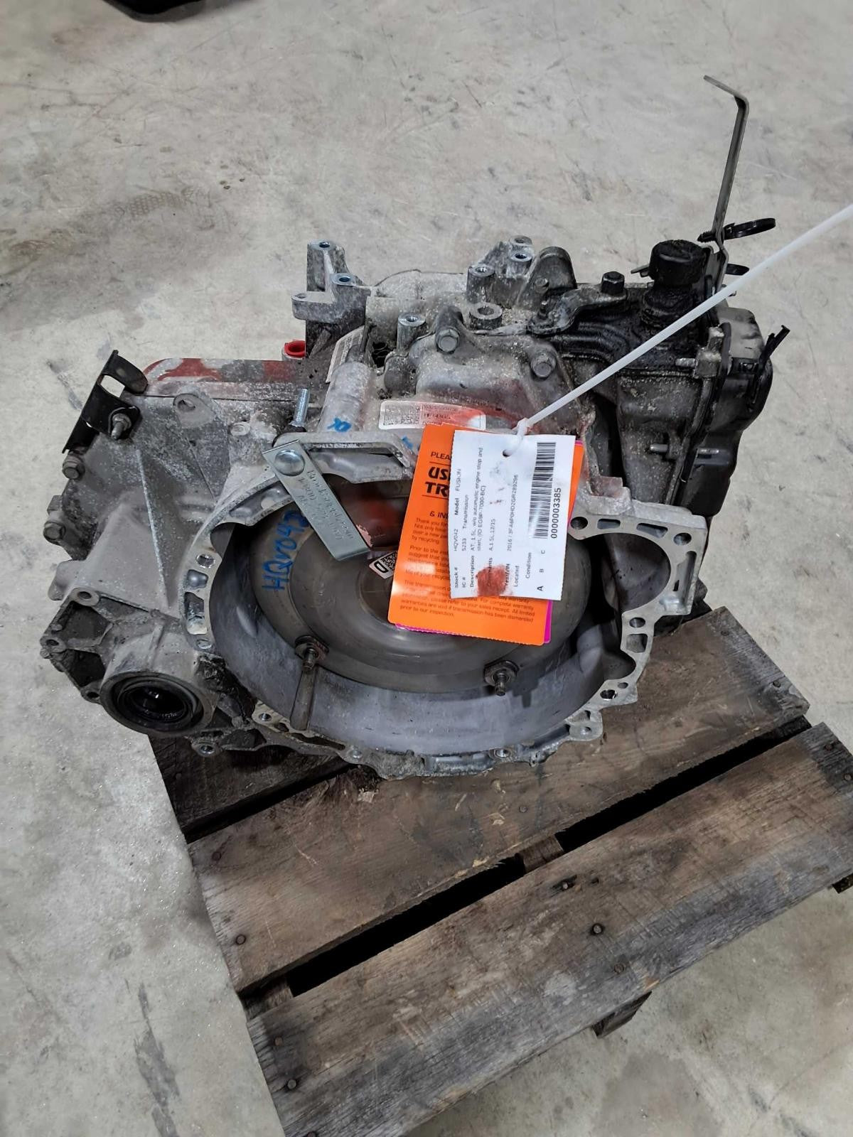 Used Automatic Transmission Assembly fits: 2016 Ford Fusion AT 1.5L w/o automati