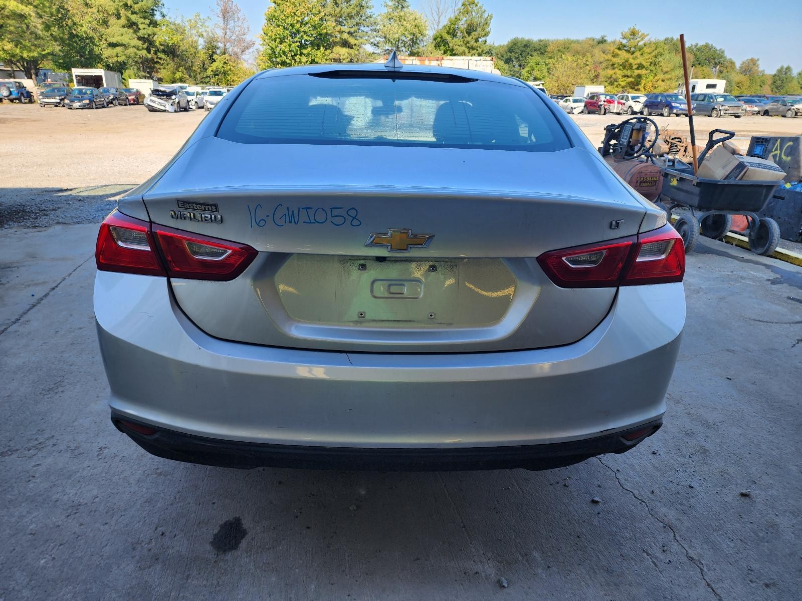 Used Left Outer Tail Light Assembly fits: 2016 Chevrolet Malibu VIN Z 4th digit