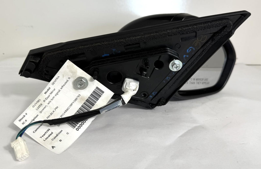 2020-2025 NISSAN SENTRA RIGHT SIDE VIEW DOOR MIRROR HEATED OEM