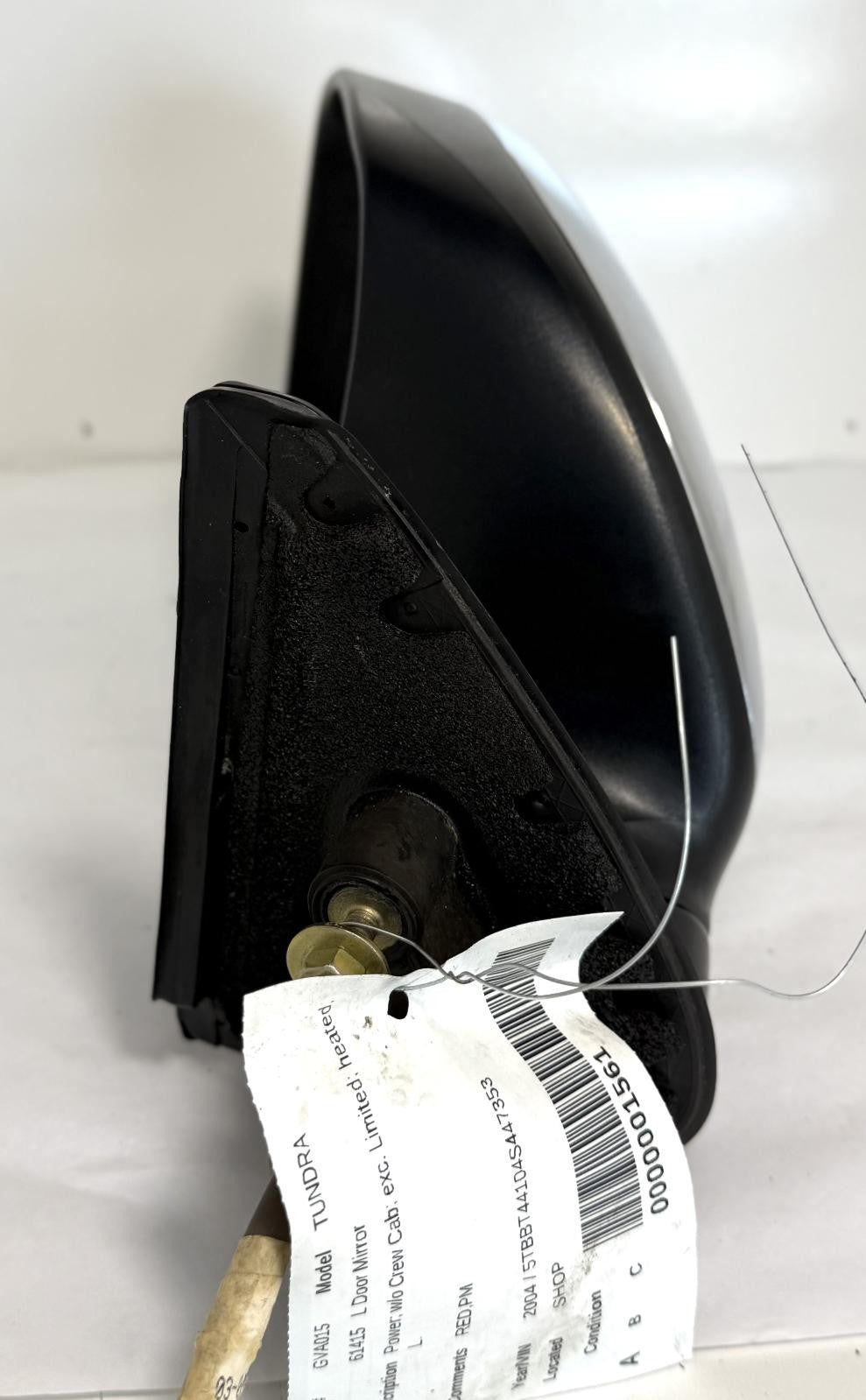 Used Left Door Mirror fits: 2004 Toyota Tundra Power exc. Limited heated Left Gr