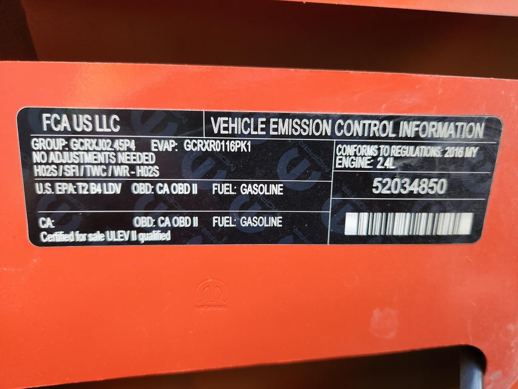 Used Alternator fits: 2016 Jeep Renegade Sdn 2.4L 160 amp Grade A