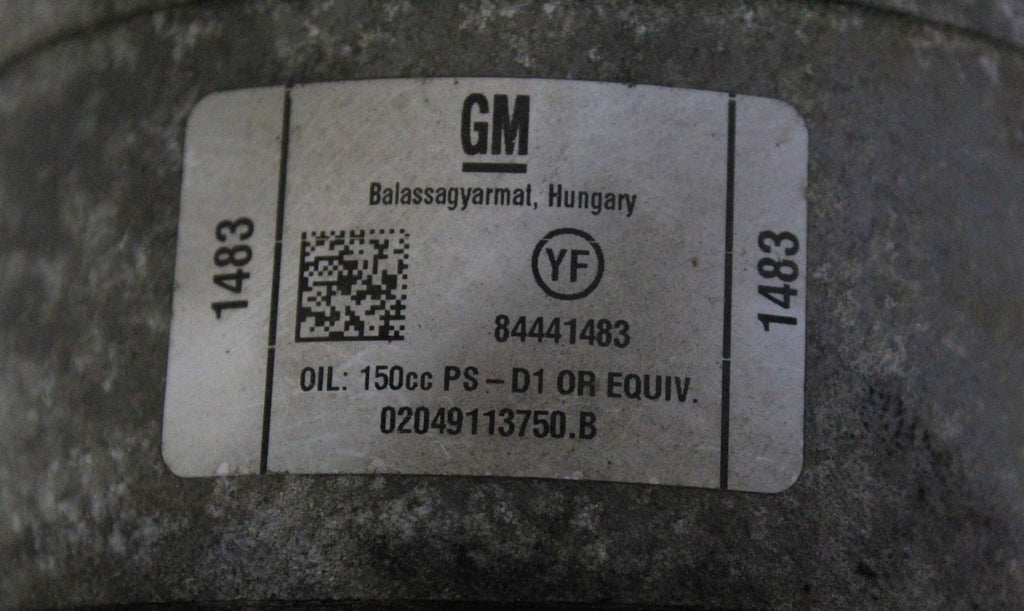 CHEVROLET IMPALA Compressor 2.5L 19