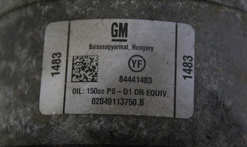 CHEVROLET IMPALA Compressor 2.5L 19