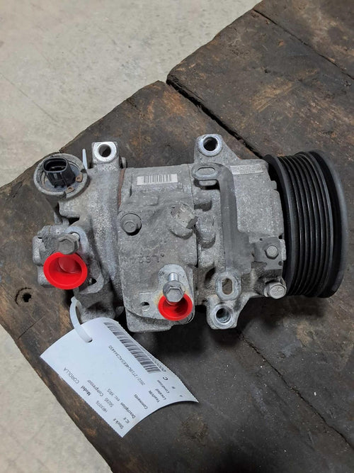 Used A/C Compressor fits: 2010 Toyota Corolla exc. XRS Grade C