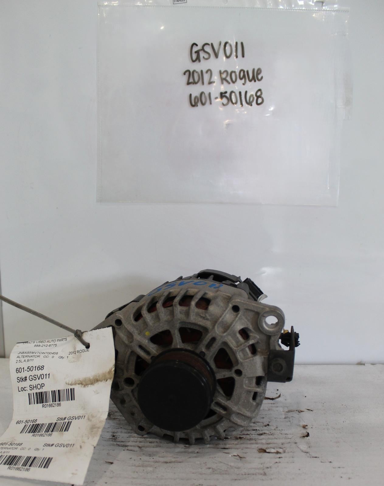 NISSAN ROGUE Alternator (QR25DE, 2.5L), Valeo manufacturer 11 12