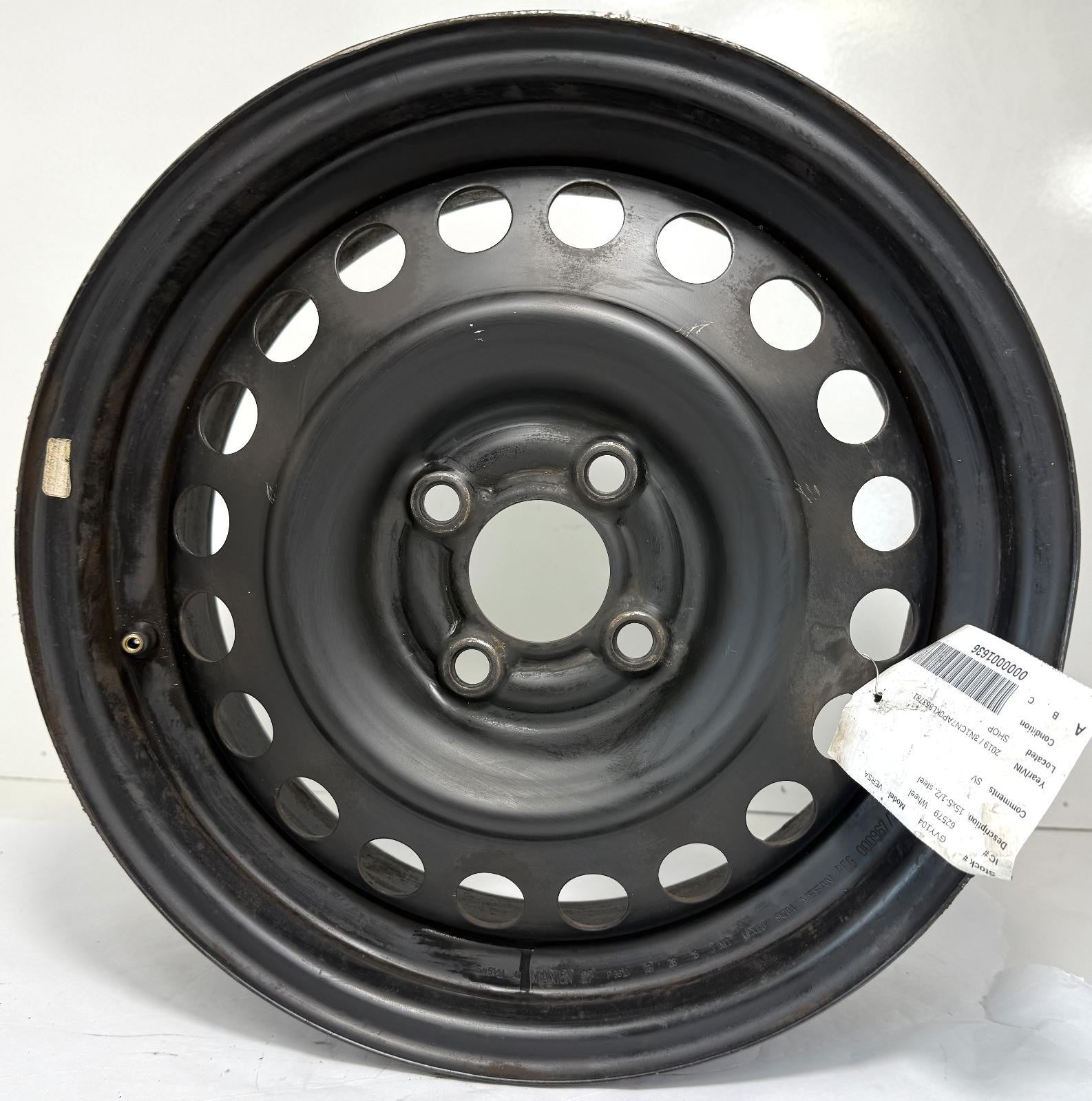 2012-2019 NISSAN VERSA WHEEL 15X5.5 STEEL OEM
