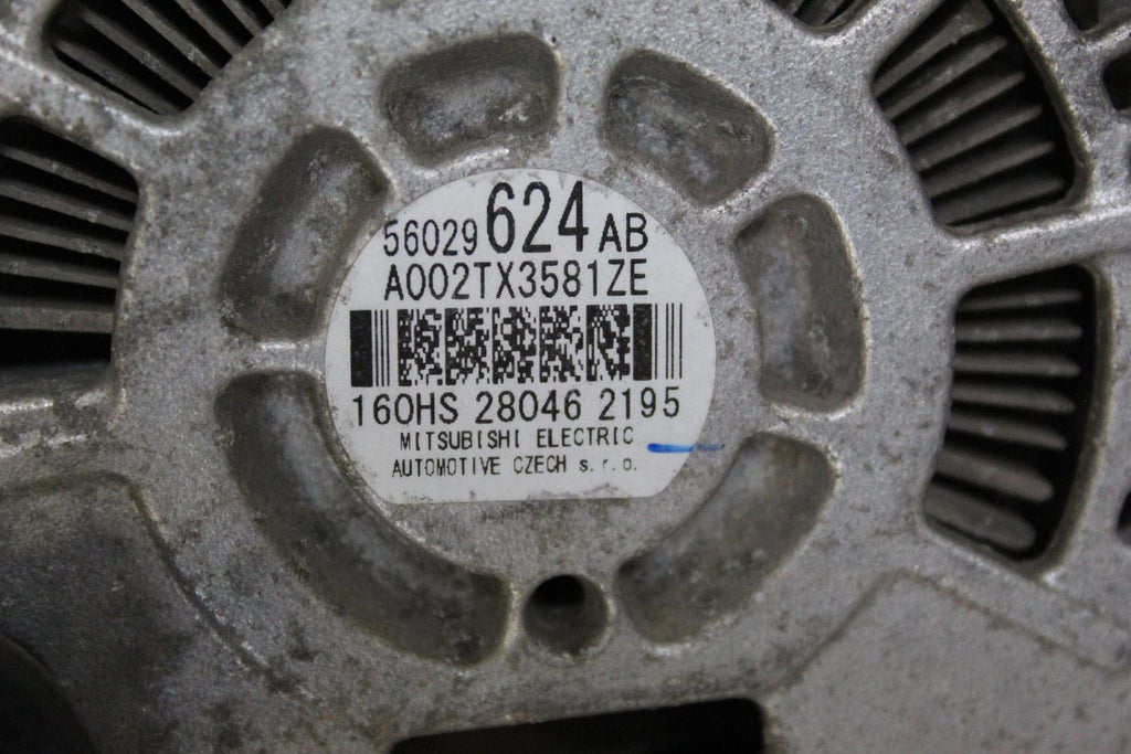 JEEP RENEGADE Alternator 2.4L 15 16 17 18 19 20 21