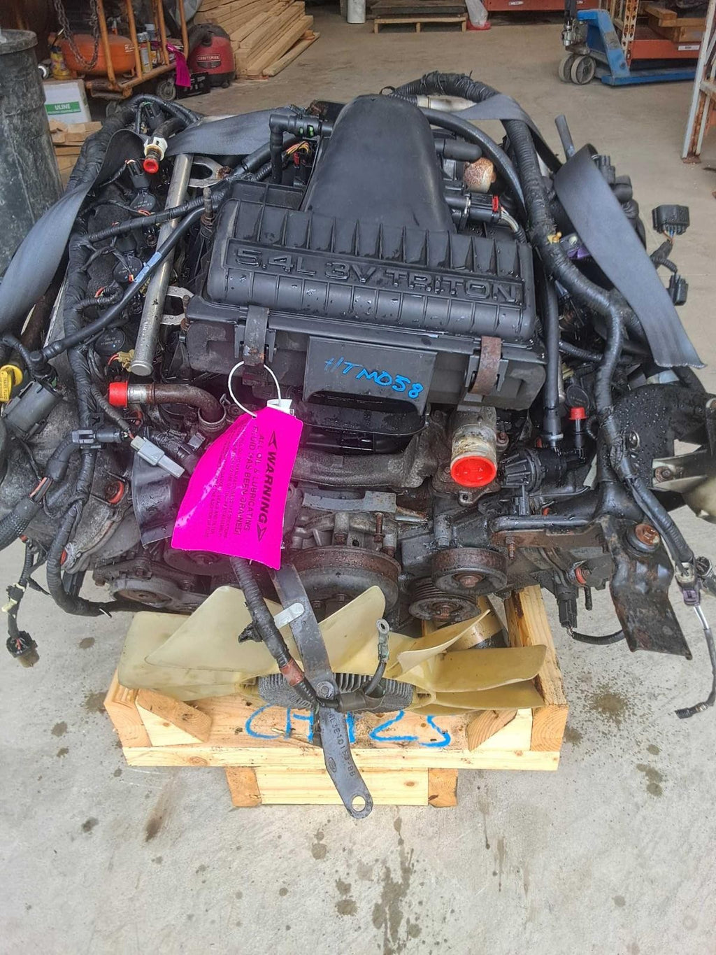 Used Engine Complete Assembly fits: 2005 Ford F150 PICKUP 5.4L VIN 5 8th digit 3