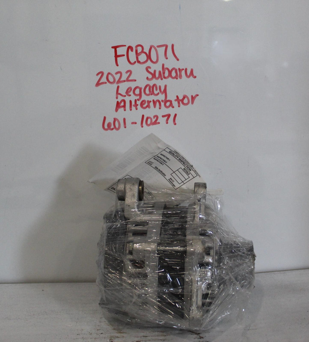 Used Alternator fits: 2022 Subaru Legacy 2.5 Grade A