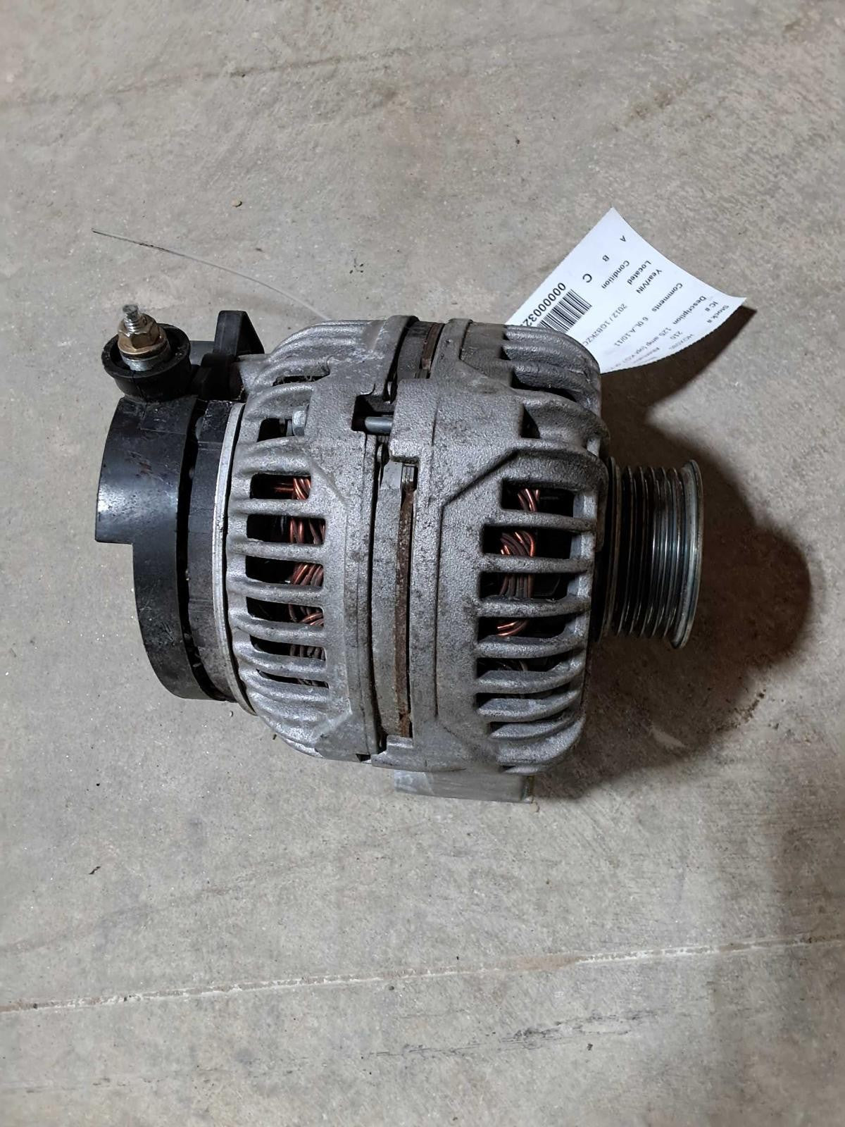 Used Alternator fits: 2012 Chevrolet Silverado 3500 pickup 125 amp Grade C