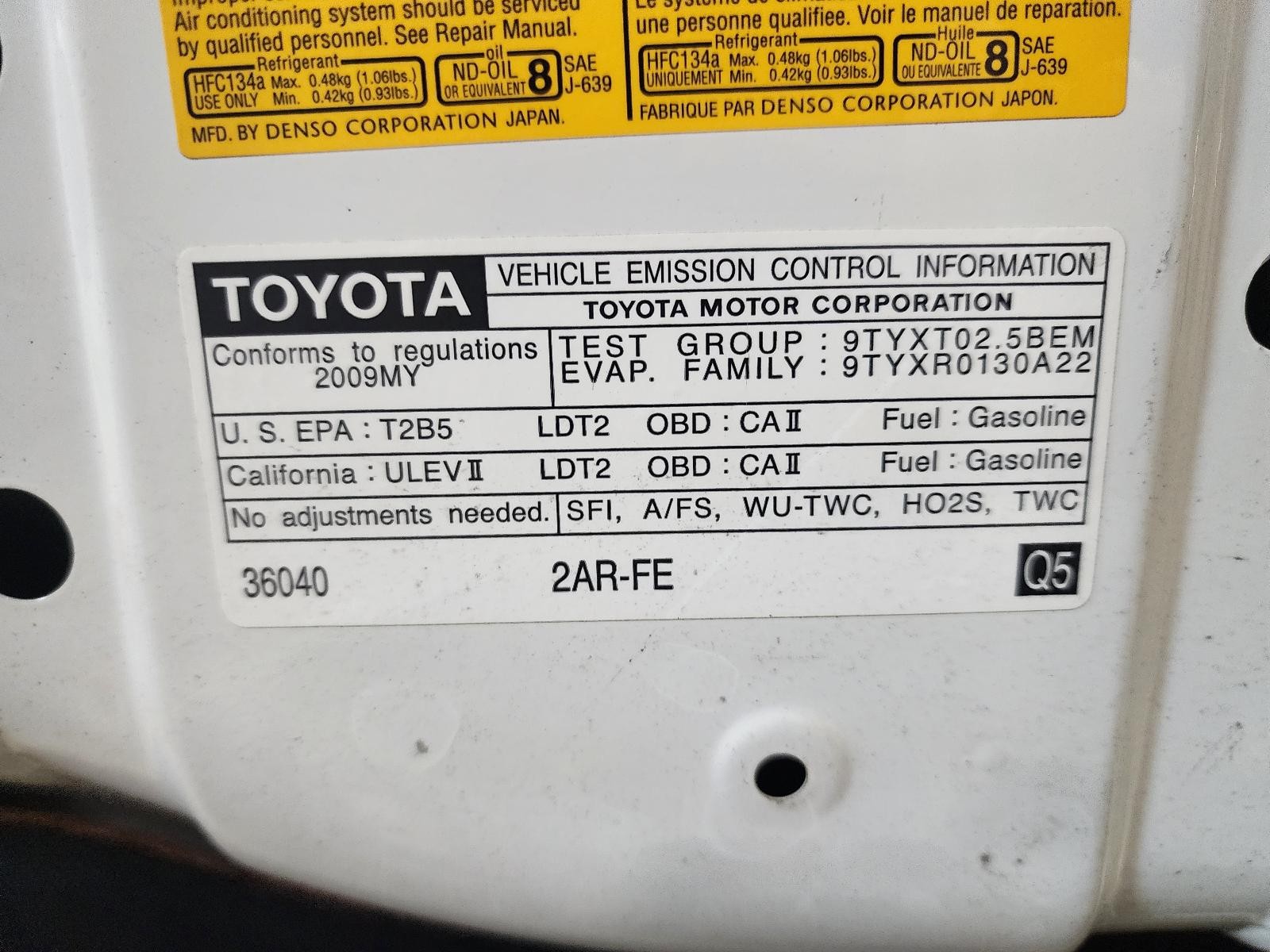Used Washer Fluid Reservoir fits: 2009 Toyota Rav4 North America built Grade A