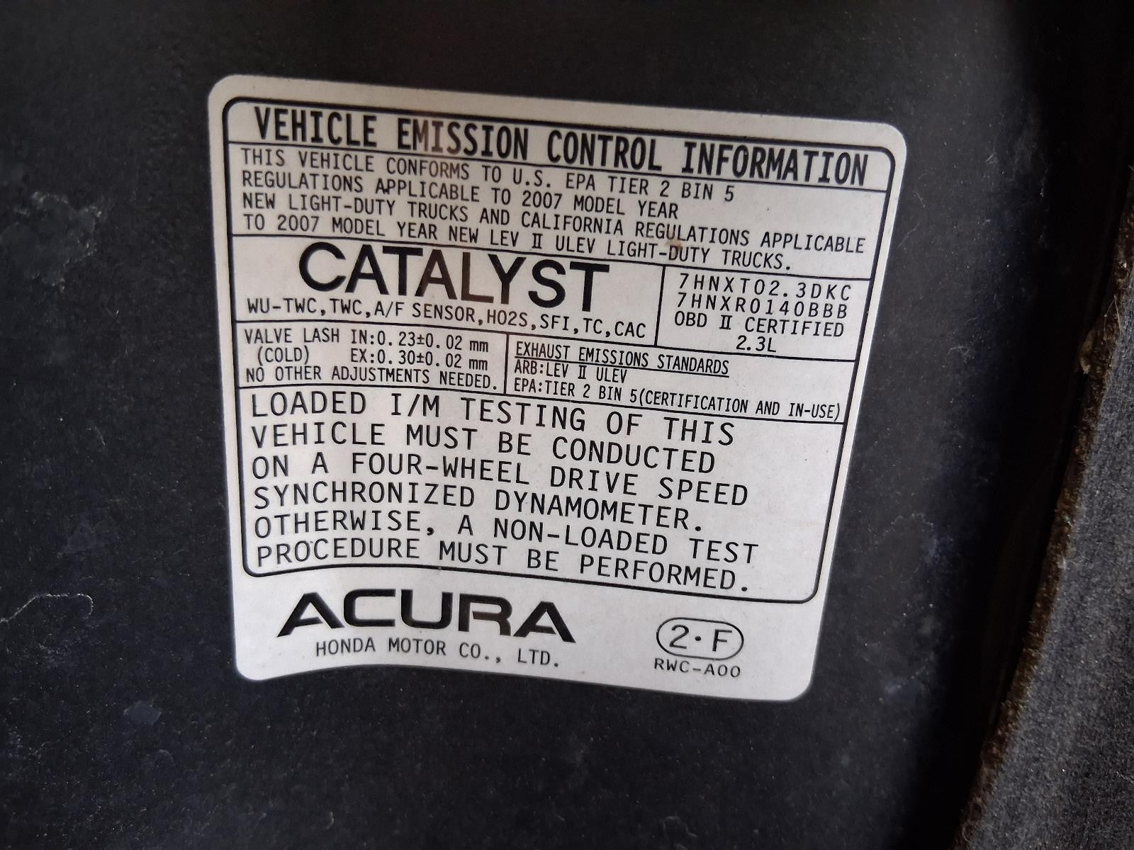 Used A/C Selector Switch fits: 2007 Acura Rdx  Grade A