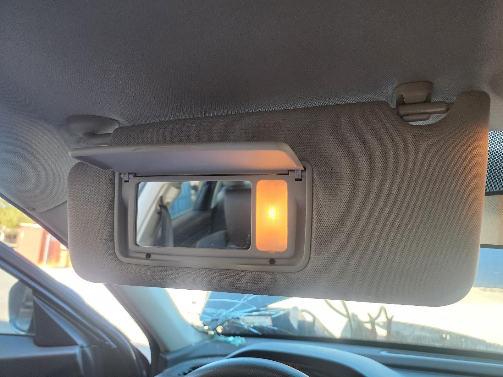 Used Left Sun Visor fits: 2019 Honda Accord illuminated mirror Left Grade A