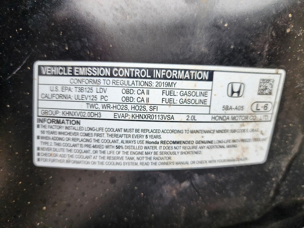 Used Starter Motor fits: 2019 Honda Civic 2.0L AT Grade B
