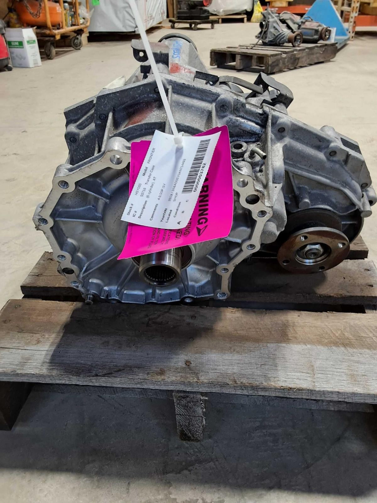 Used Transfer Case Assembly fits: 2019 Nissan Frontier w/power split bench seat