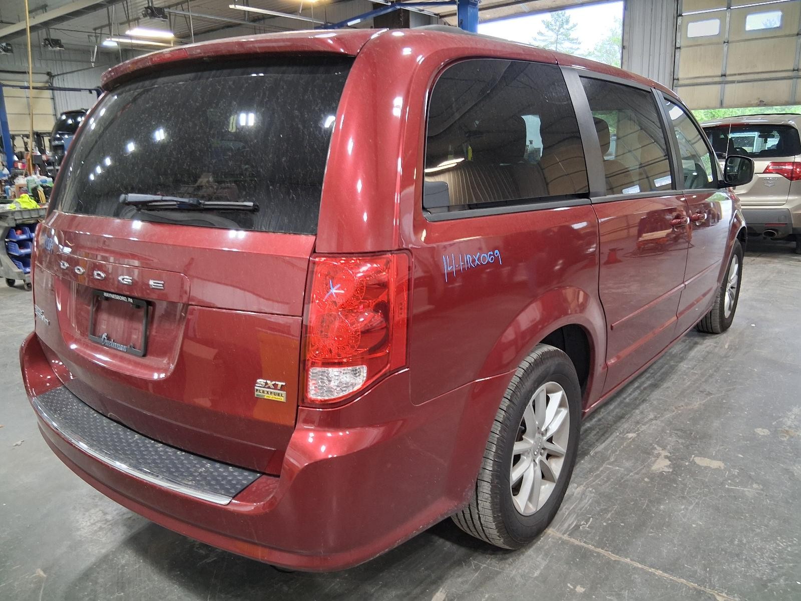 Used Front Left Seat Front fits: 2014 Dodge Caravan bucket with air bag manual c