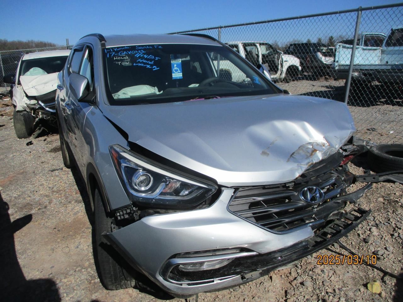 Used Air Cleaner Assembly fits: 2017 Hyundai Santa fe 2.4 Grade A