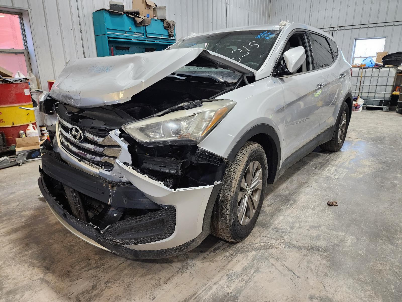 Used Rear Bumper Reinforcement Rear fits: 2013 Hyundai Santa fe SWB Sport Rear G