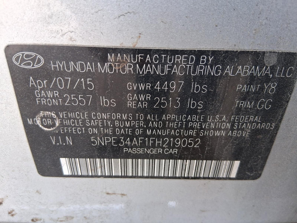 Used Engine Control Module (ECM) fits: 2015 Hyundai Sonata Electronic Control Mo