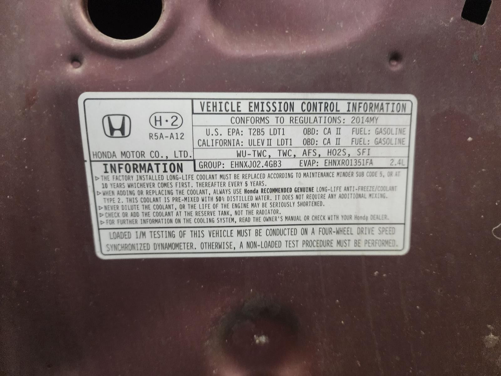 Used Rear Left Drive Axle Shaft fits: 2014 Honda Cr-v Rear Axle Rear Left Grade