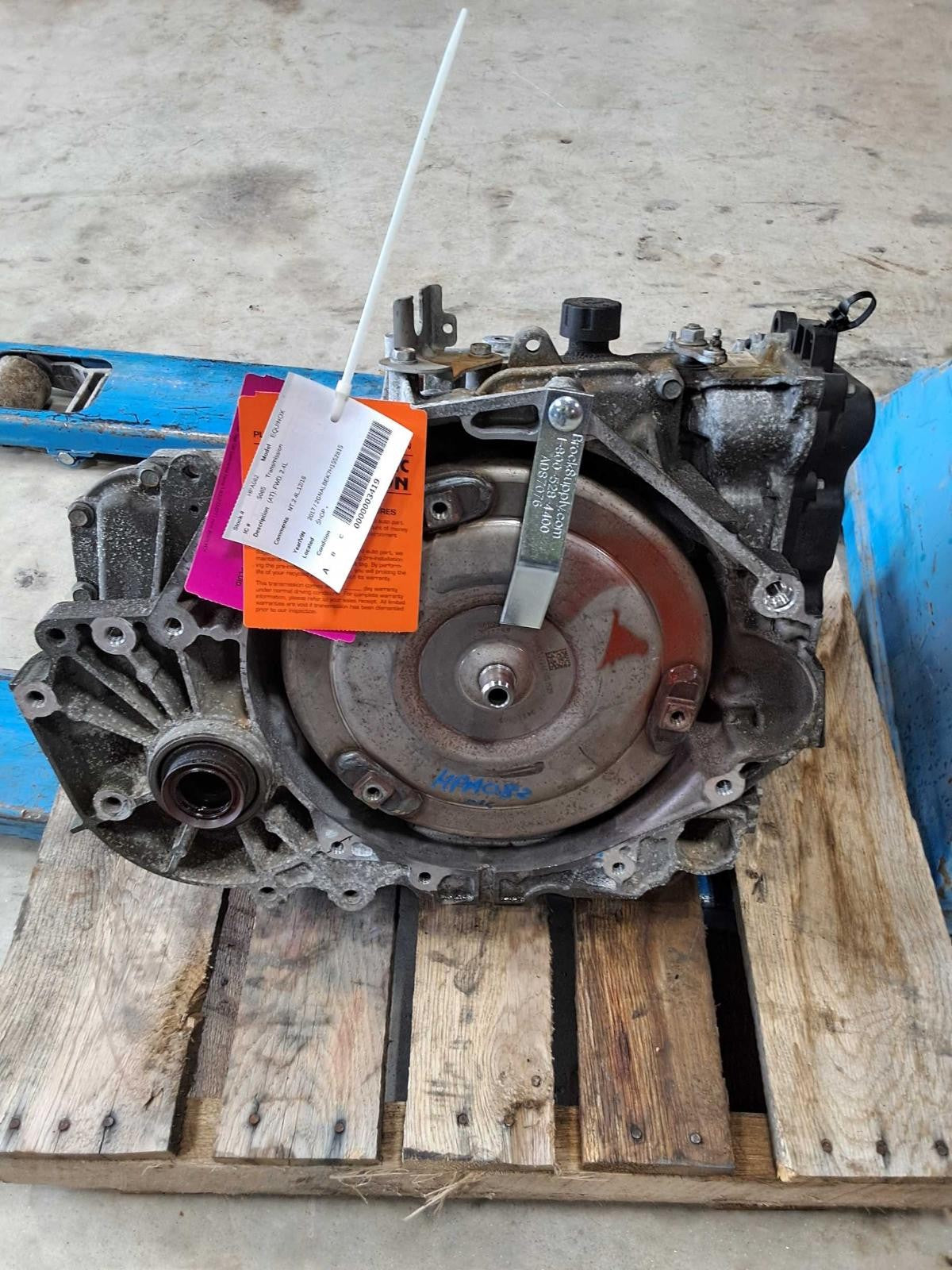 Used Automatic Transmission Assembly fits: 2017 Chevrolet Equinox AT FWD 2.4 Gra