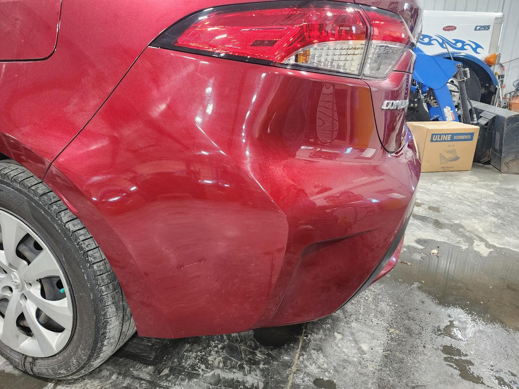 Used Rear Bumper Assembly Rear fits: 2022 Toyota Corolla Sedan gasoline w/o spor
