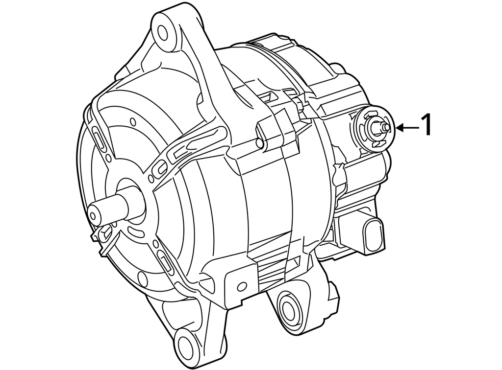 2014-2019 TOYOTA COROLLA ALTERNATOR OEM