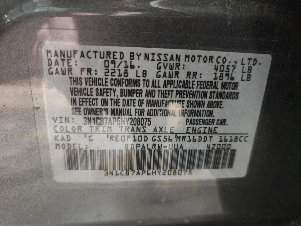 Used Rack and Pinion Assembly fits: 2017 Nissan Sentra Manual Rack and Pinion 1.