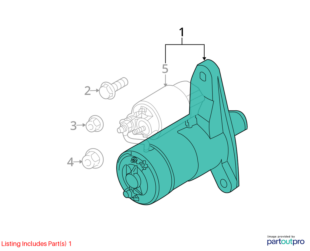 Used Starter Motor fits: 2021 Nissan Versa 1.6 Grade B