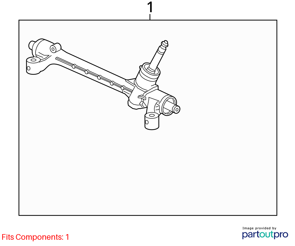 Used Rack and Pinion Assembly fits: 2017 Honda Hr-v FWD Grade A