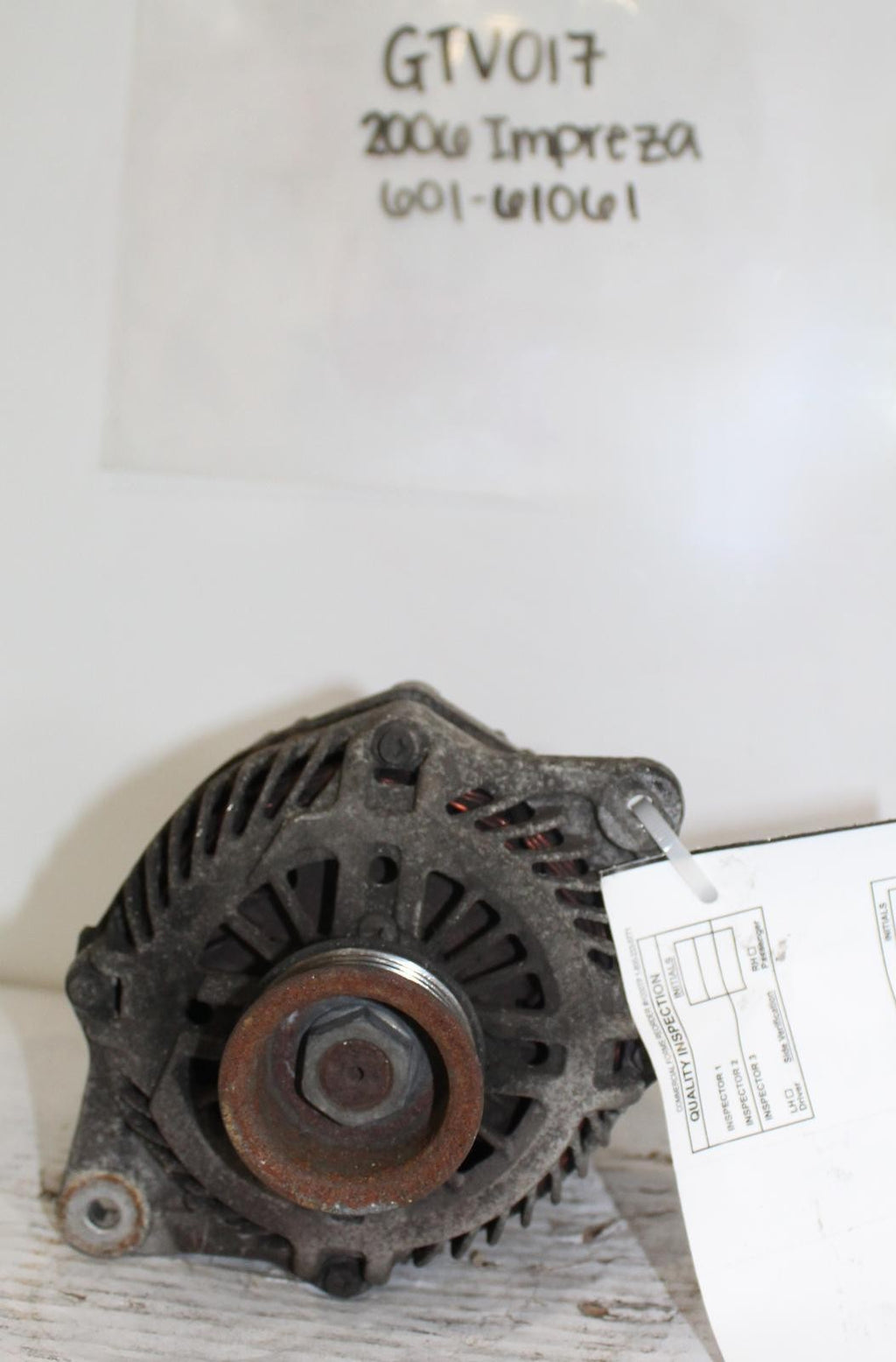 SUBARU IMPREZA Alternator (2.5L), w/turbo, WRX 06