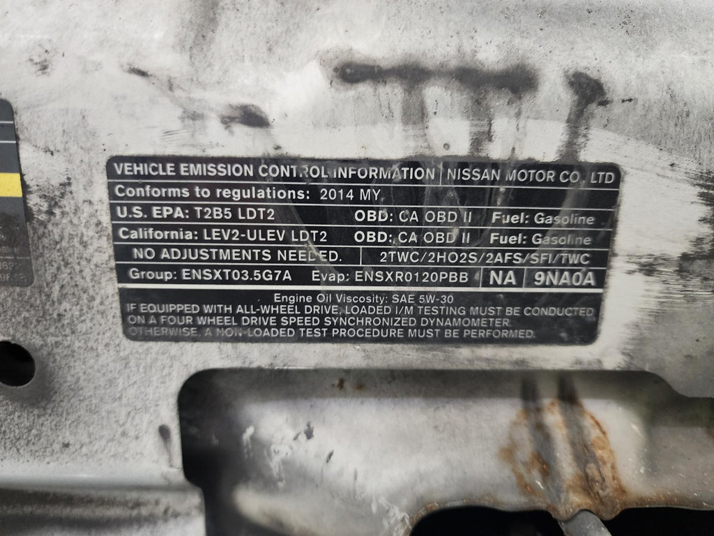 Used A/C Compressor fits: 2014 Nissan Pathfinder 3.5L 6 cylinder Grade B