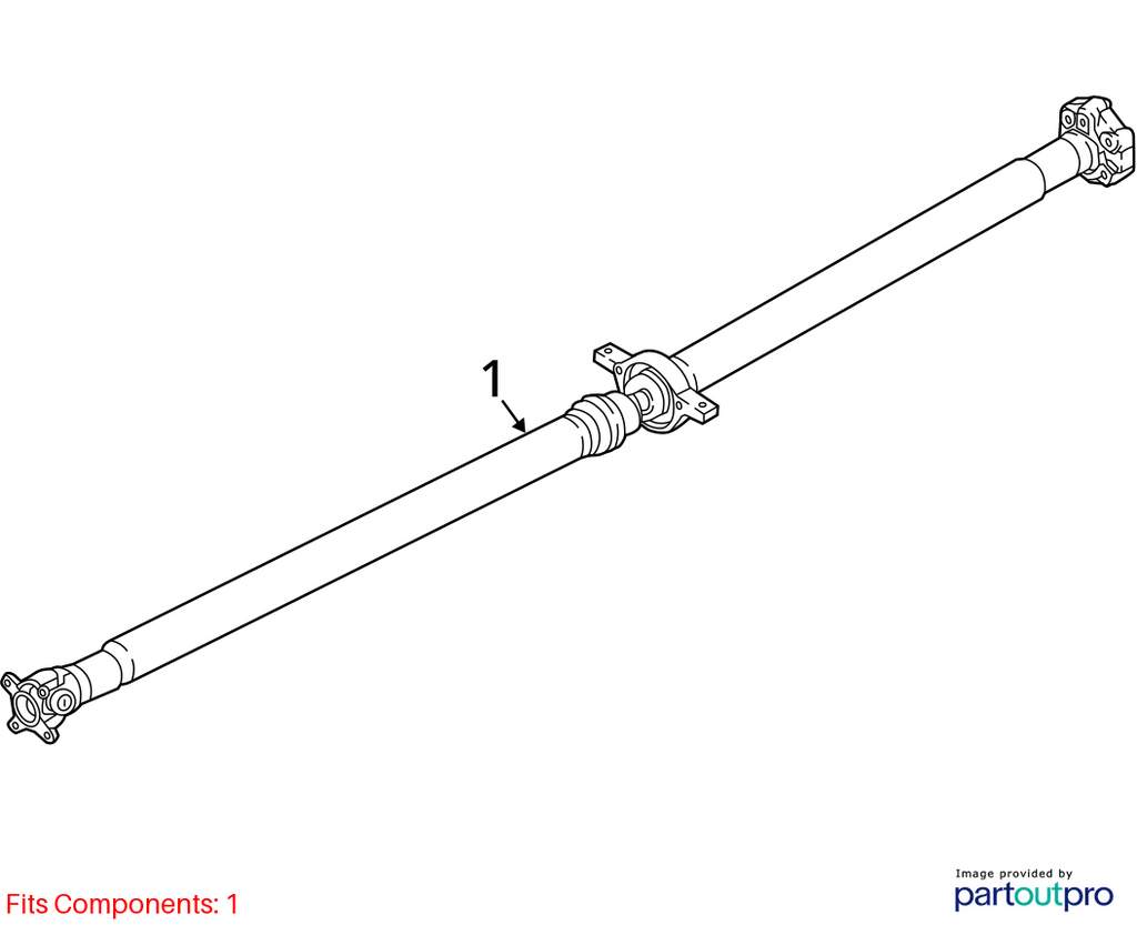 Used Rear Drive Shaft Rear fits: 2018 Hyundai Santa fe SWB Sport Rear Grade A