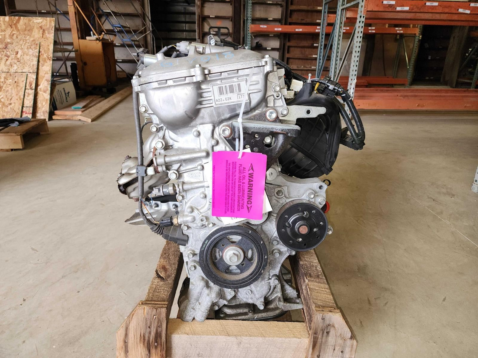 Used Engine Complete Assembly fits: 2020 Toyota Corolla Sedan 1.8L VIN P 5th dig