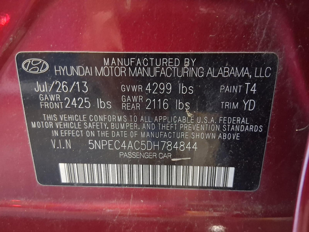 Used Engine Control Module (ECM) fits: 2013 Hyundai Sonata Electronic Control Mo