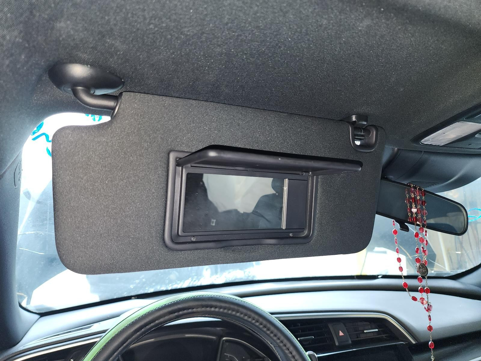 Used Left Sun Visor fits: 2019 Honda Civic w/o illumination Left Grade A