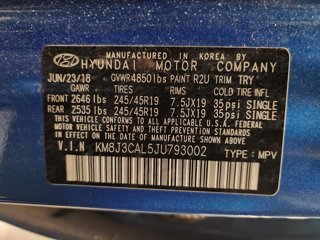 Used Front Right Outer Drive Axle Shaft fits: 2018 Hyundai Tucson front outer AW