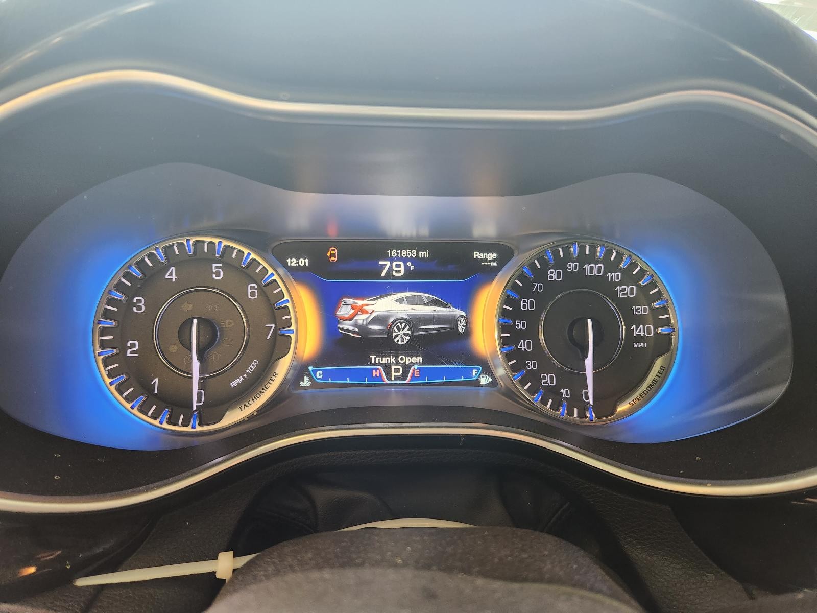 Used Speedometer Gauge fits: 2015 Chrysler 200 cluster Sdn C 2.4L 140 MPH 7`` di